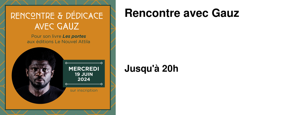 Rencontre avec Gauz