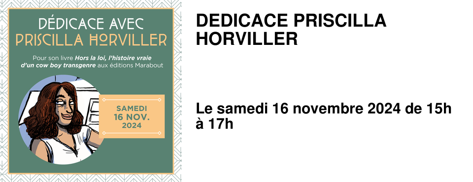 DEDICACE PRISCILLA HORVILLER