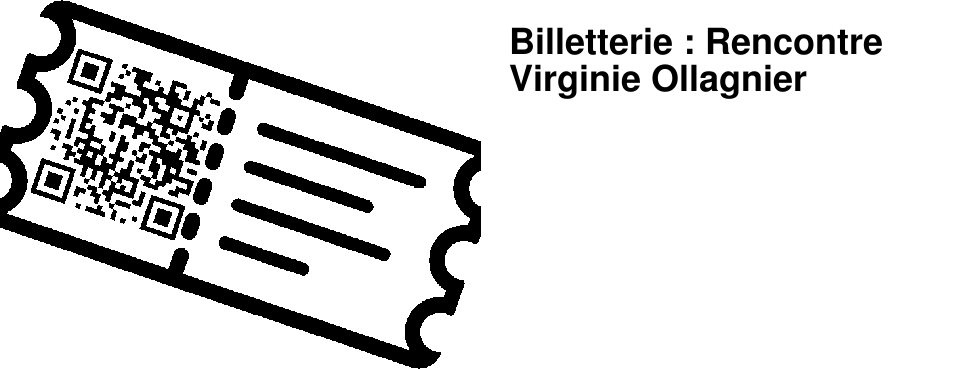 Billetterie : Rencontre Virginie Ollagnier